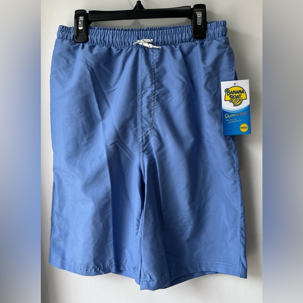 Banana Boar Junior Beach/pool shorts UPF protection Blue Size 10  & 12